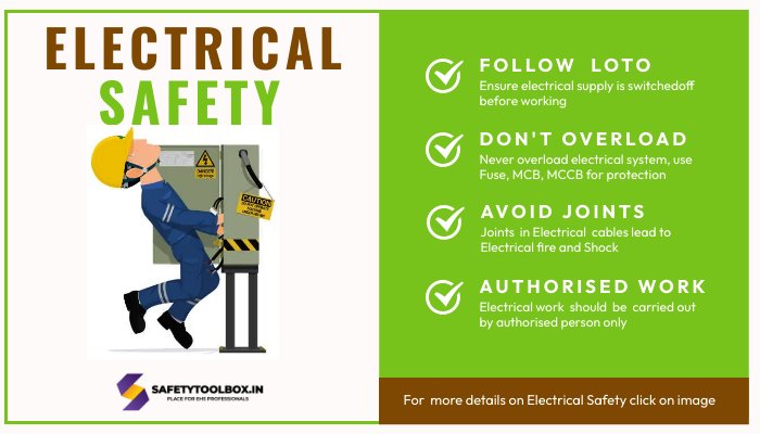 Electrical Safety control measures