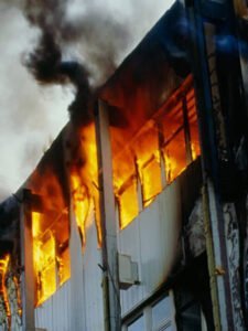 Burninge house, upper part