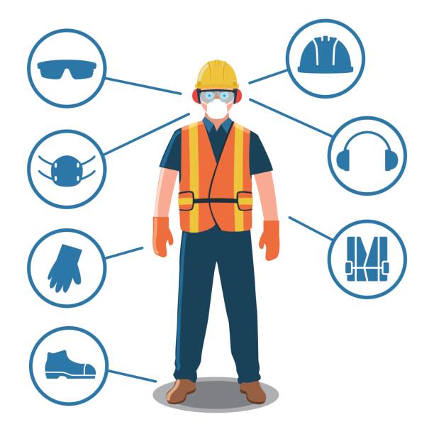 Protection Clothing for Work and Safety Equipment  Ppe equipment drawing,  Safety equipment, Mechanical workshop