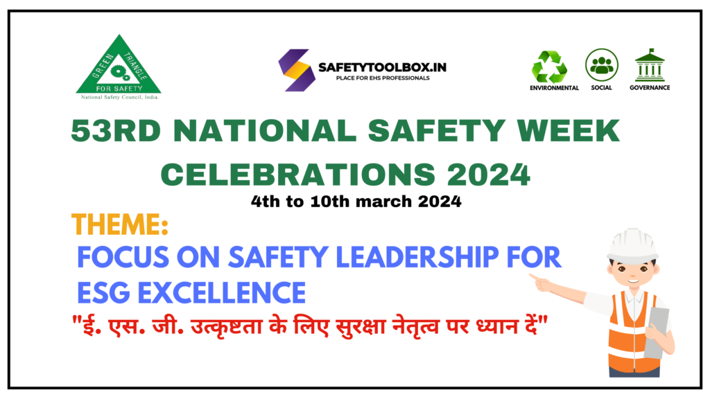 National safety week 2024 poster