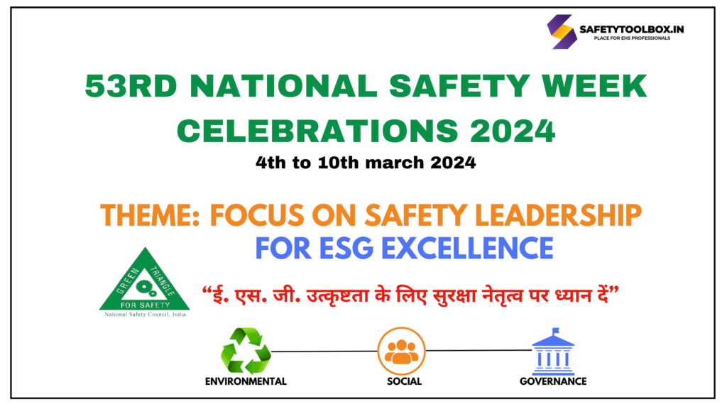 National Safety week 2024 theme, National Safety day theme 2024